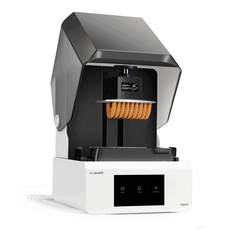 chairside 3d printer rayshape edge e2 za tiskanje keramičnih kron, modelov, mostičkov - gident